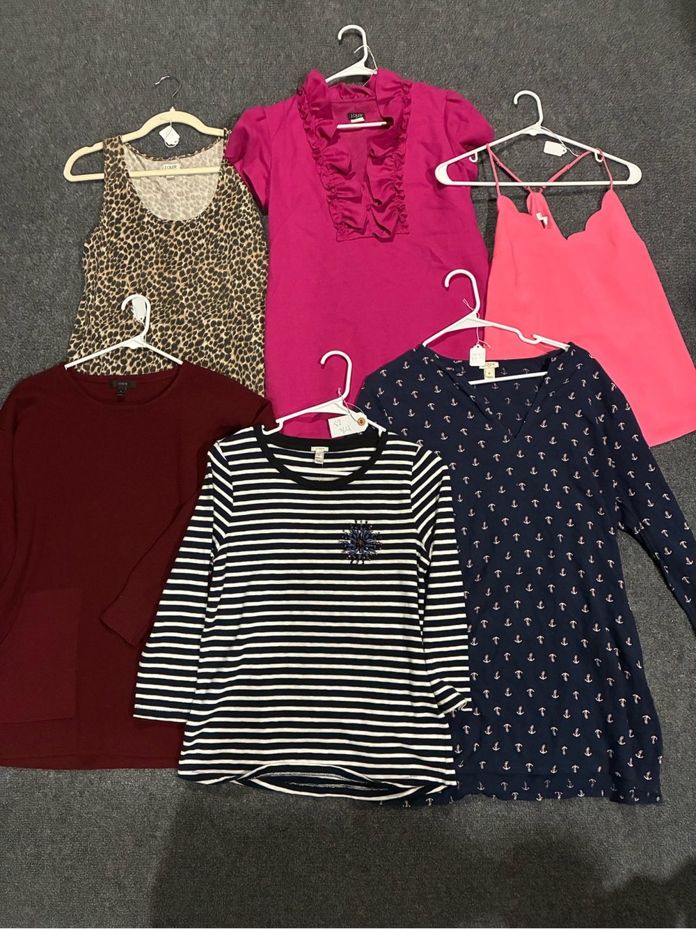 🚨Lot/6 J CREW BRAND 3 Tops, 1 Sweater, 2 Dresses (6 Total Items) 1 NWT